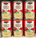 6 CANS Clover Valley Healthy Cream of Chicken Condensed Soup 10.5 oz Can Campbells Casserole