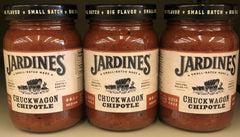 3 JARS Jardines 7J Texas Medium Chuckwagon Chipotle Salsa 16 oz Pepper Sauce