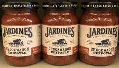 3 JARS Jardines 7J Texas Medium Chuckwagon Chipotle Salsa 16 oz Pepper Sauce
