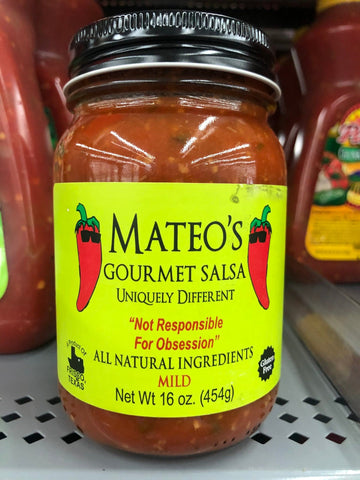 3 Jars of Mateo's Gourmet Salsa Mild, 16 oz