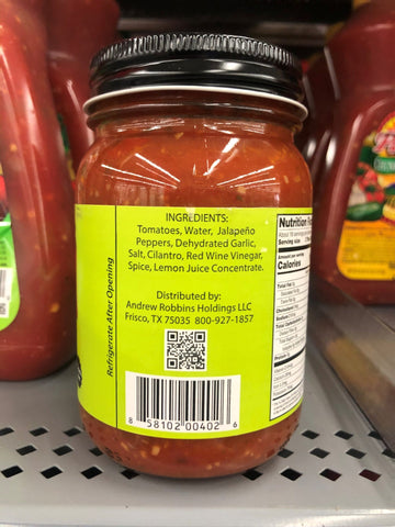 3 Jars of Mateo's Gourmet Salsa Mild, 16 oz