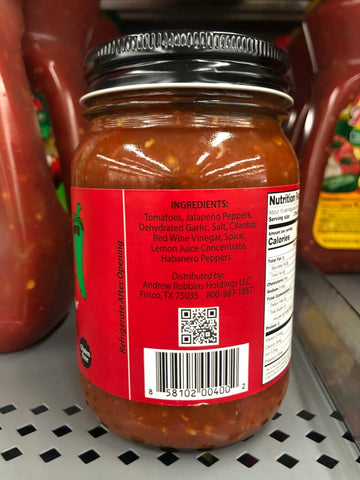 3 Jars of Mateo's Gourmet Salsa Hot, 16 oz