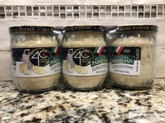 3 JARS 4C  All Natural Parmesan Grated Cheese 6.6 oz Jar Spaghetti