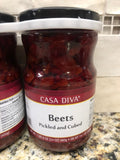 2 Jars of Casa Diva Pickled and Cubed Beets, 24 oz