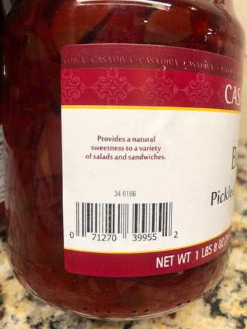 2 Jars of Casa Diva Pickled and Cubed Beets, 24 oz