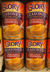 4 CANS Glory Foods Seasoned Southern Style Sweet Potato Casserole 15 oz Can