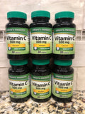 6 Bottles of Nature's Measure Vitamin C 500 mg 30 Tablets Vitamins