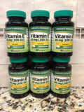 6 Bottles Nature's Measure Vitamin E 45 Mg 100 IU Softgels Tablets Vitamins