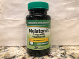 6 Bottles of Nature's Measure Melatonin 3mg with Vitamin B6 30 Tablets Sleep