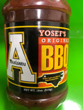 3 BOTTLES Yosef Original BBQ Sauce 18 oz ASU Appalachian Barbeque Boone NC