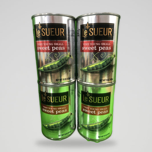 4 Cans of Le Sueur Very Young Small Sweet Peas, 15 oz