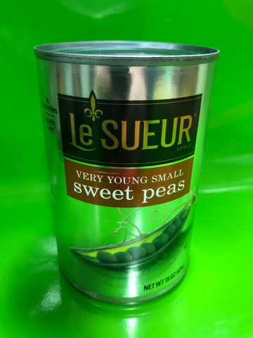 4 CANS Le Sueur Very Young Small Sweet Peas 15 oz Can Cooked Green