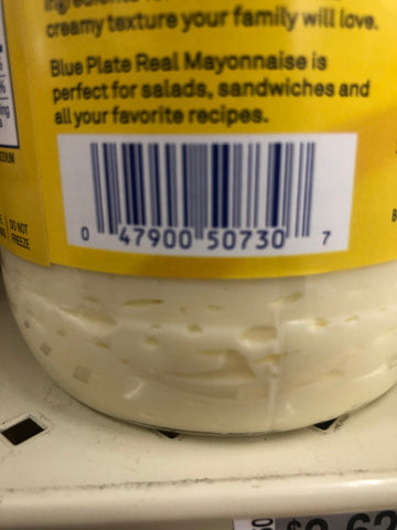 2 Jars of Blue Plate Real Mayonnaise, 30 oz