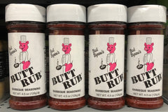 4 BOTTLES Bad Byron's Butt Rub Barbeque Seasoning 4.5oz BBQ Sauce Pork Beef