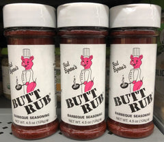 3 BOTTLES Bad Byron's Butt Rub Barbeque Seasoning 4.5oz BBQ Sauce Pork Beef