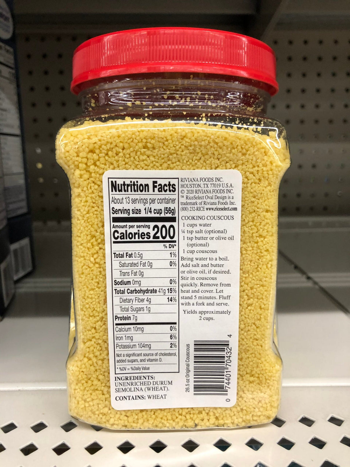 RiceSelect Original Traditional Moroccan Couscous Rice 26.5 oz