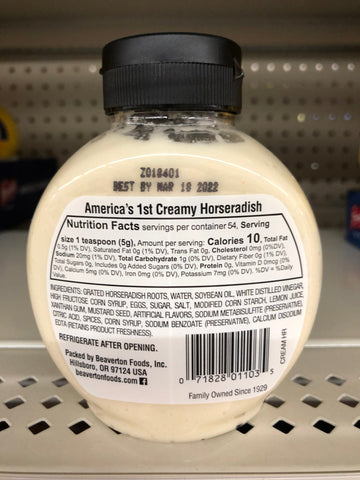 Inglehoffer Cream Style Horseradish, 9.5 oz