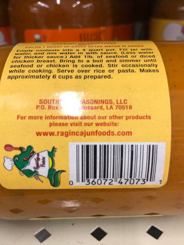 3 JARS Ragin Cajun Fixin's Etouffee Sauce 16 oz Seasoning Seafood Shrimp
