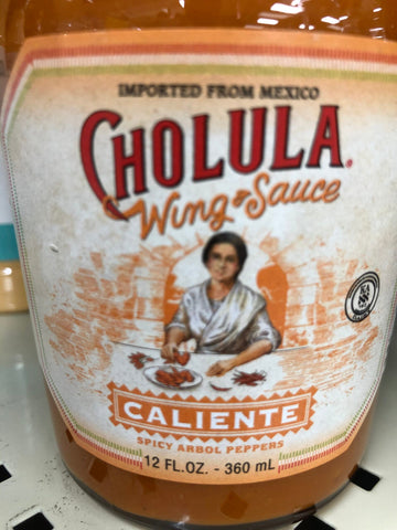 2 BOTTLES Cholula Caliente Wing Sauce 12 Oz Chicken Hot Pepper Taco