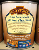 2 CANS Keystone All Natural Chicken 28 Oz Dumplings Salad Pie Burrito