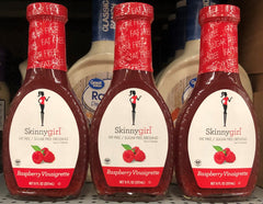 3 Bottles Skinnygirl Fat & Sugar Free Raspberry Vinaigrette Dressing 8 fl oz