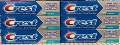 6 Crest Baking Soda & Peroxide Whitening Tartar Fresh Mint Toothpaste 2.4 oz