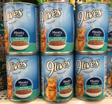 6 CANS 9Lives Meaty Paté With Real Chicken & Tuna Wet Cat Food 13 oz Can