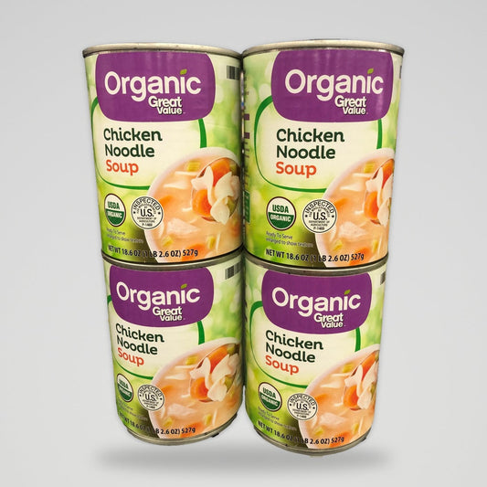 Great Value Organic Chicken Noodle Soup, 18.6 oz