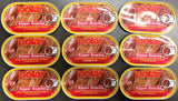 9 CANS MW Polar Smoked Boneless Herring Kipper Snacks 3.53 oz Tin Sardines Fish