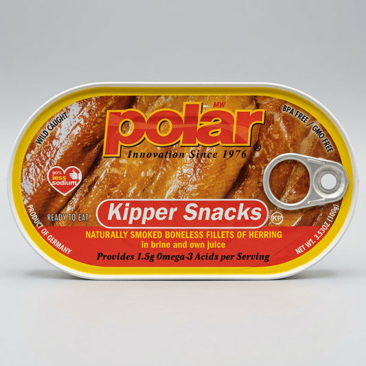 MW Polar Smoked Boneless Herring Kipper Snacks, 3.53 oz