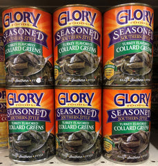 6 CANS Glory Seasoned Southern Style Smoked Turkey Flavored Collard Greens (Copy)