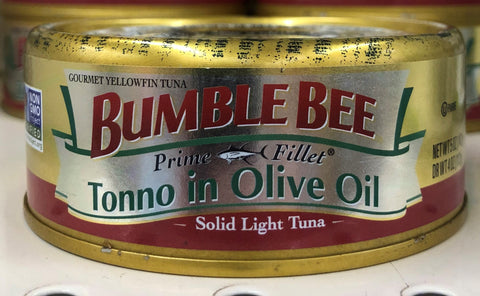 10 CANS Bumble Bee Fillet Tonno in Olive Oil Solid Gourmet Yellowfin Tuna 5 oz