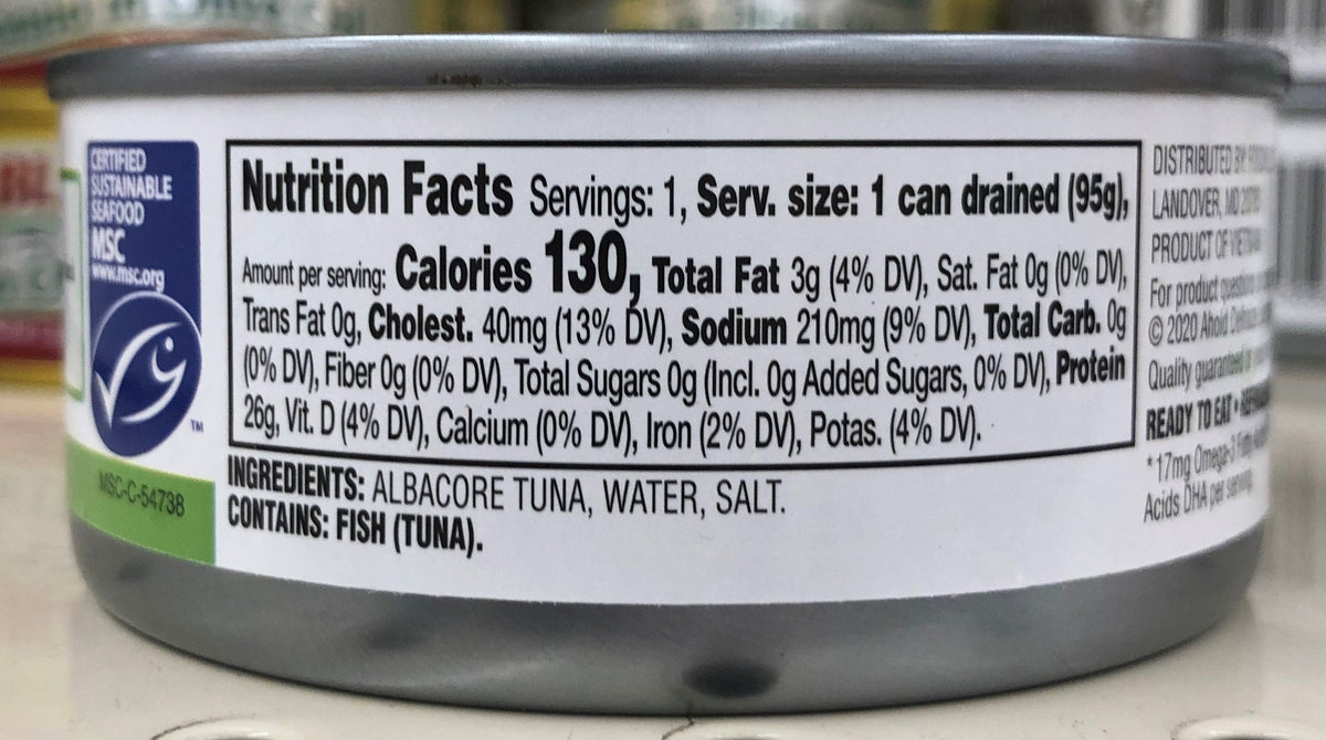 10 Cans of Nature's Promise Natural Solid White Albacore Tuna in Water, 5 oz