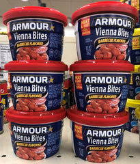 6 Cans of Armour Barbecue Flavored Vienna Bites Sausage Meat, 7.25 oz