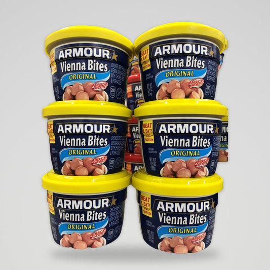 6 Cans of Armour Star Original Vienna Bites Sausage Meat, 7.25 oz