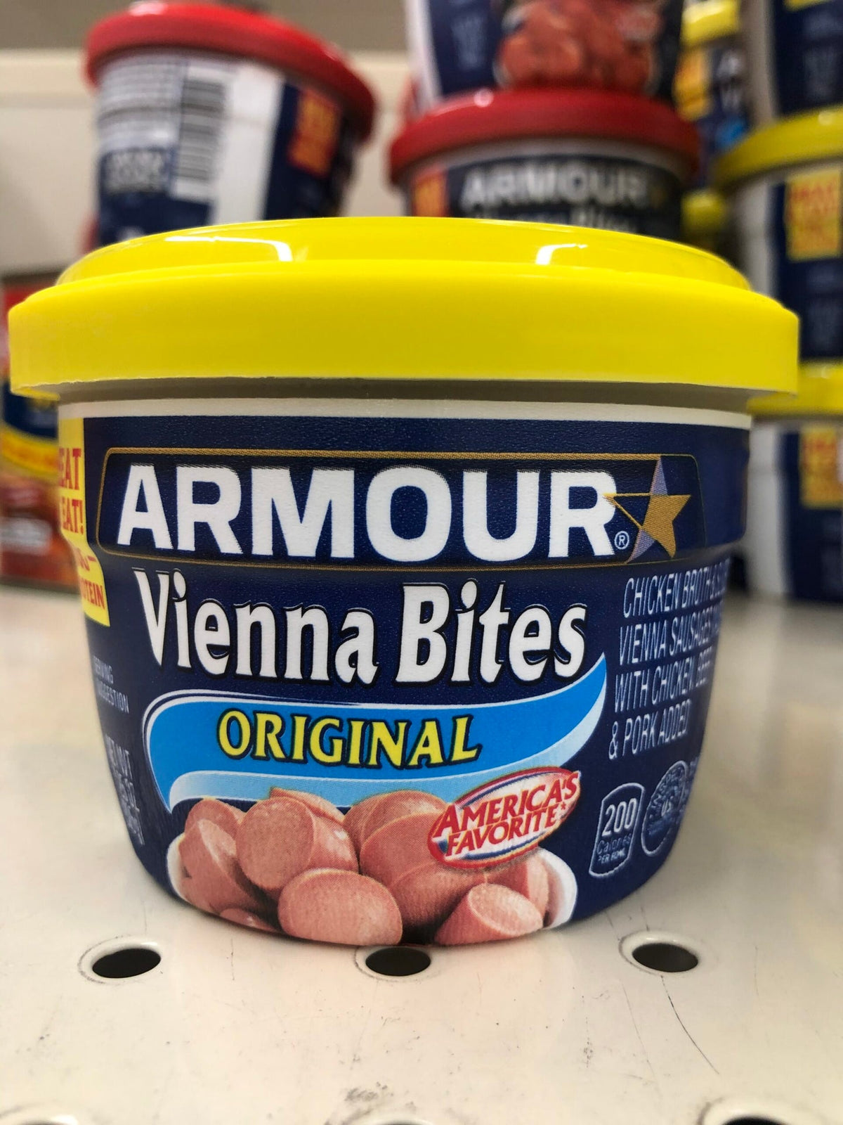 6 Cans of Armour Star Original Vienna Bites Sausage Meat, 7.25 oz