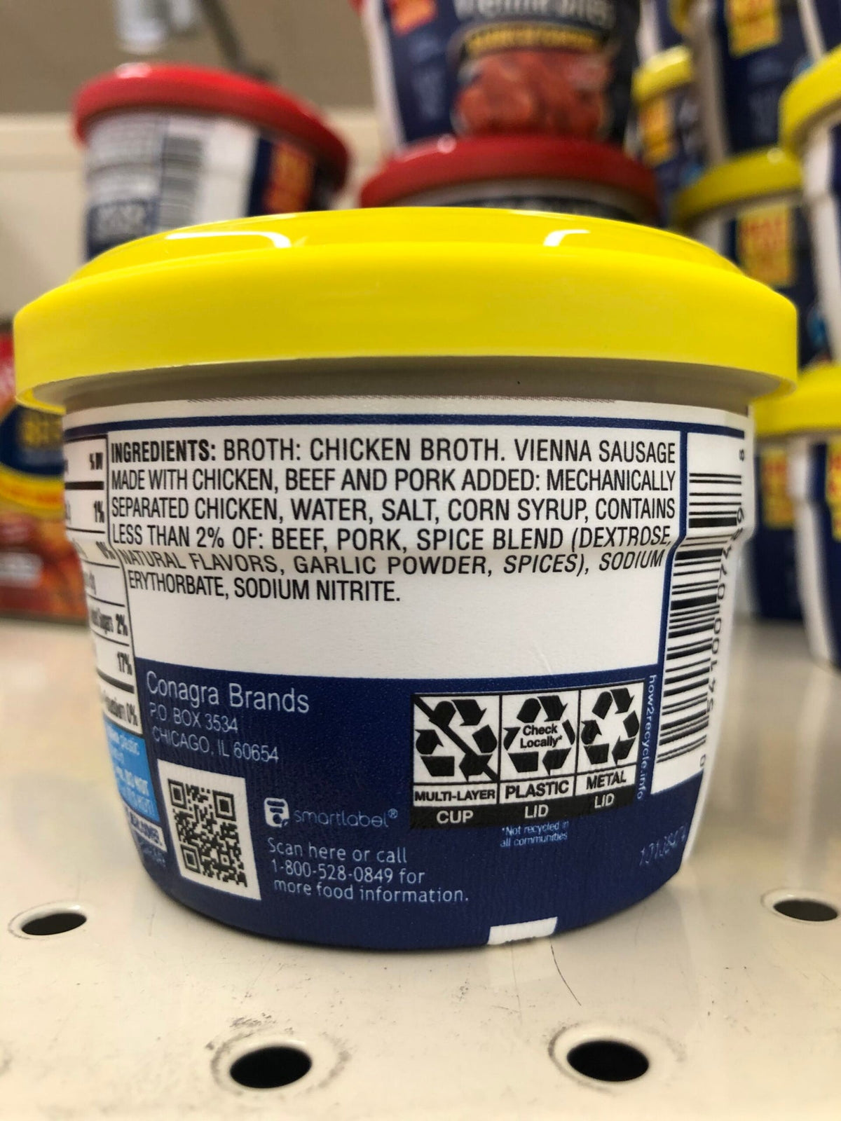 6 Cans of Armour Star Original Vienna Bites Sausage Meat, 7.25 oz