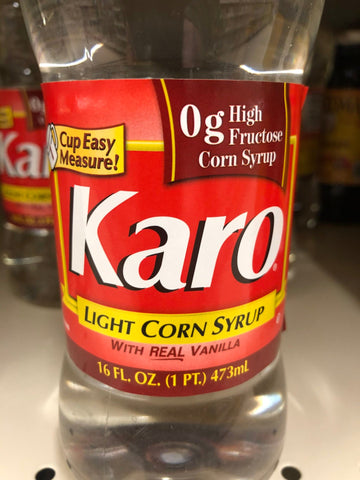 3 Bottles of Karo Light Corn Syrup with Real Vanilla, 16 fl oz
