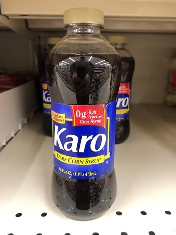 3 Bottles of Karo Dark Corn Syrup with Real Vanilla, 16 fl oz