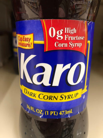 3 Bottles of Karo Dark Corn Syrup with Real Vanilla, 16 fl oz