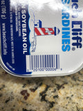 18 Cans Beach Cliff Sardines in Soybean Oil Herring Fish Can Snack Kipper Fresh