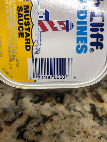 18 Cans Beach Cliff Sardines in Yellow Mustard Sauce Herring Snack Kipper Fresh