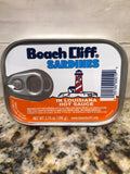 12 CANS Beach Cliff Sardines in Louisiana Hot Sauce Wild Caught 3.75 Oz can Fish