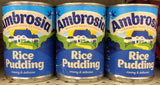 3 CANS Ambrosia Devon Rice Pudding 14.1 oz Can Sweet Dairy Dessert