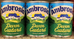 3 CANS Ambrosia Devon Custard 14.1 oz Tin Can Sweet Dairy Dessert English