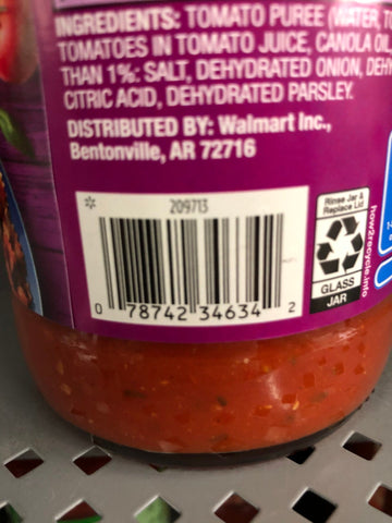 3 Jars of Great Value Marinara Spaghetti Pasta Sauce 3 ct, 23 oz