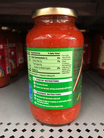 3 Jars of Great Value Tomato Basil Garlic Spaghetti Pasta Sauce 3 ct, 24 oz