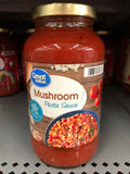 3 Jars of Great Value Mushroom Spaghetti Pasta Sauce 3 ct, 24 oz