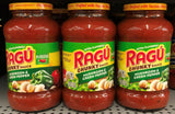 3 JARS Ragu Chunky Mushroom & Green Pepper Spaghetti Pasta Sauce 24 oz Jar