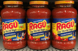 3 JARS Ragu Old World Style Traditional Spaghetti Pasta Sauce 24 oz Jar